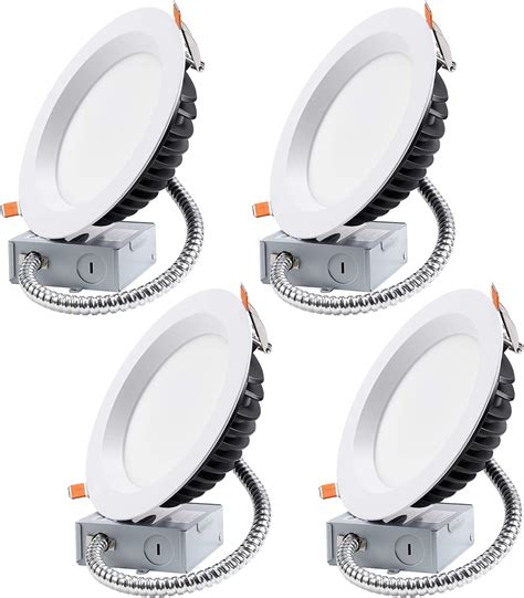 torchstar 6 inch slim recessed lighting with junction box|torchstar slimpanel led lighting.